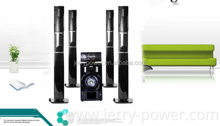 JERRY best quality 5.1 mega vision karaoke player powered speakers